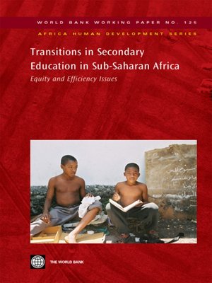cover image of Transitions in Secondary Education in Sub-Saharan Africa